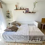 公寓 2p 50m2 With Ac & Free Parking & 2 Balconies