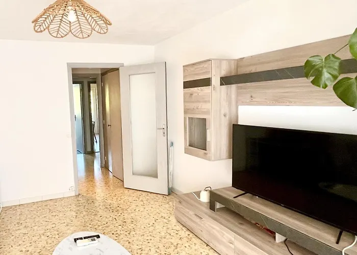 Appartamento 2p 50m2 With Ac & Free Parking & 2 Balconies *